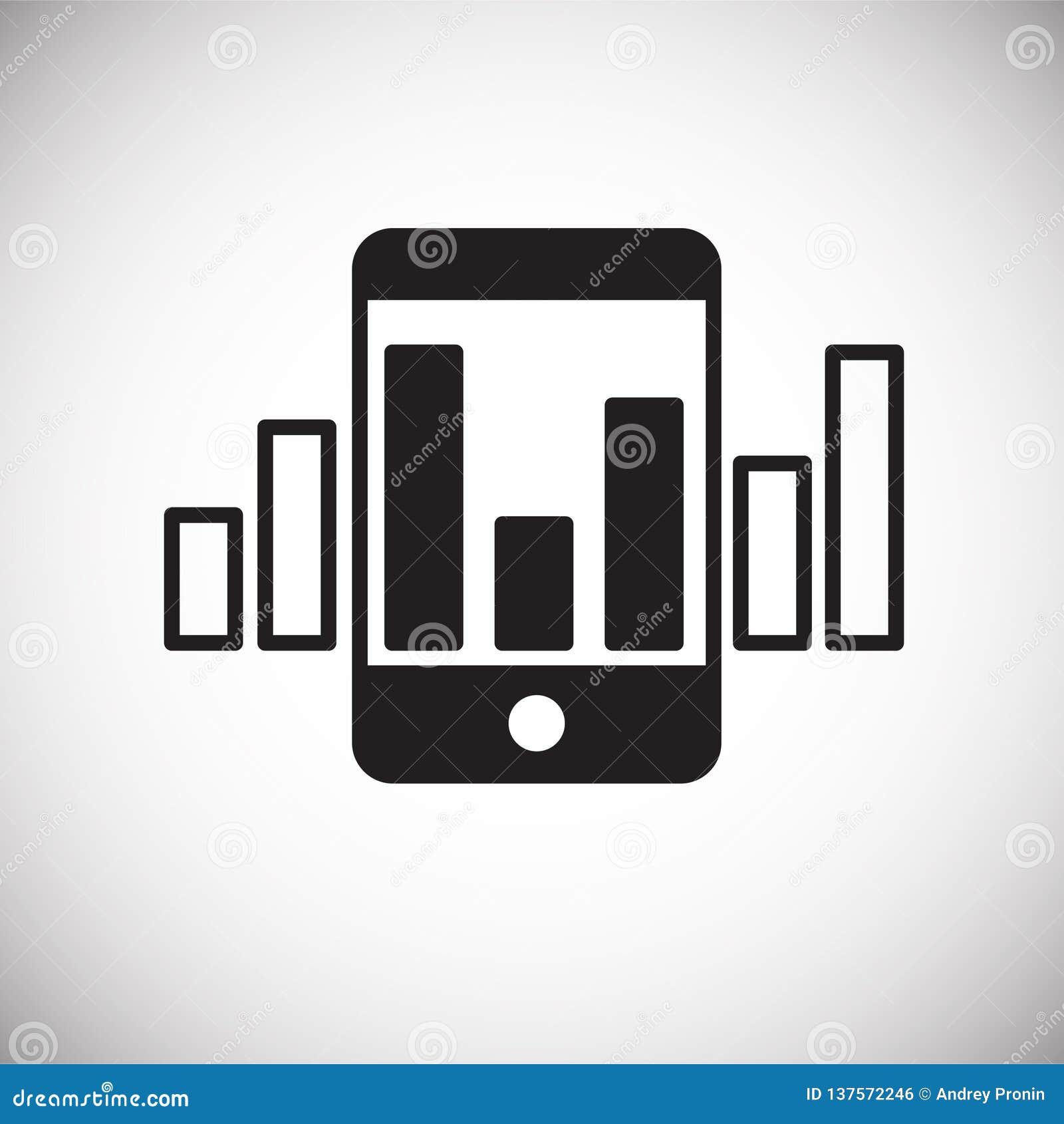 data analysys icon on white background for graphic and web , modern simple  sign. internet concept. trendy  for