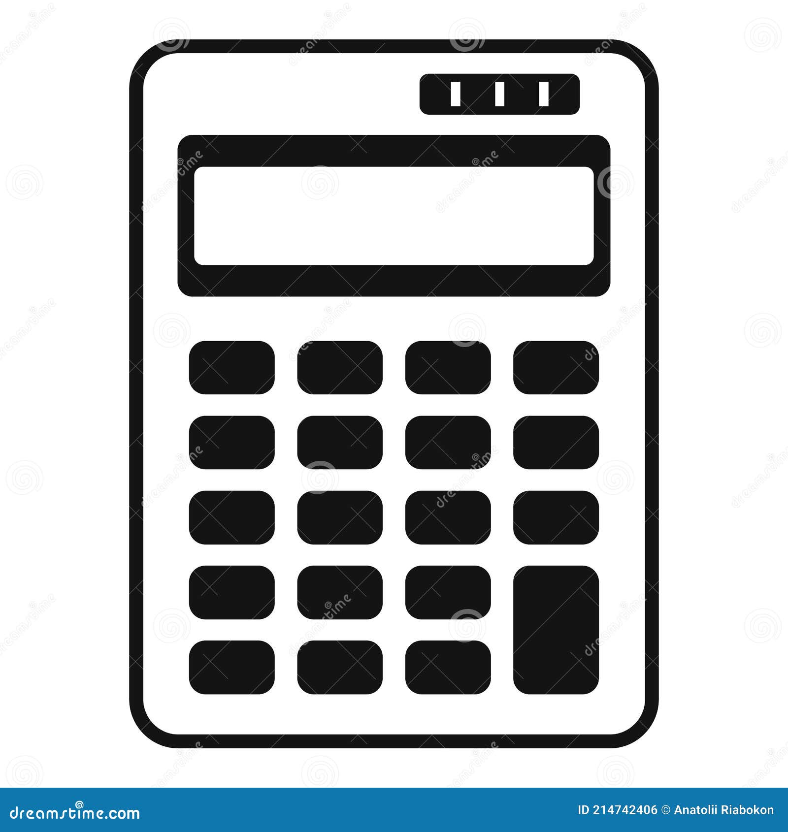 CALCULATE Web Button (online calculator mathematics tools icon) Stock  Vector