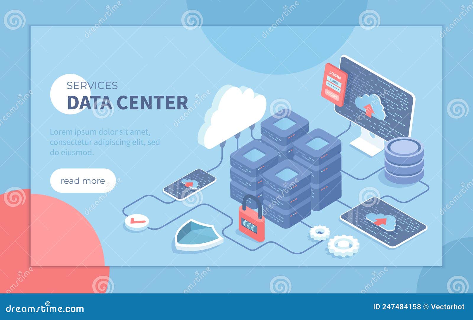 data center services cloud services information processing, hosting, provider, storage, networking, management and distribution