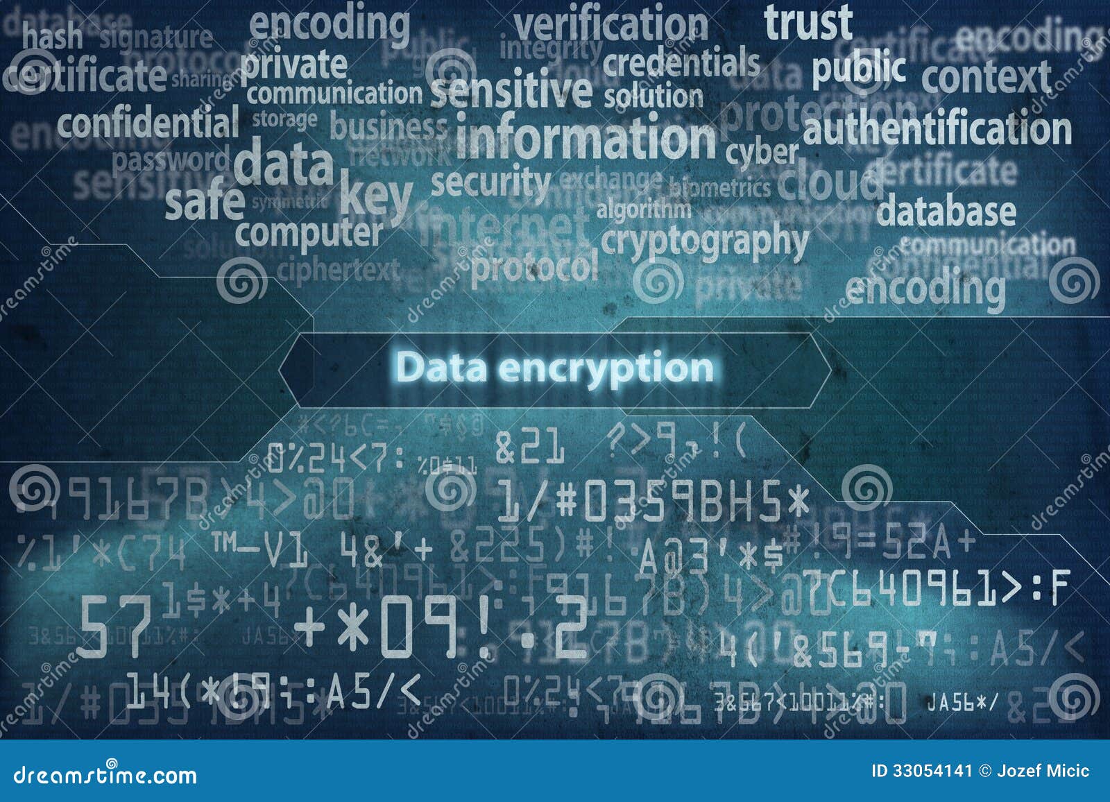 Data Encryption Background 2 Stock Image Image 33054141