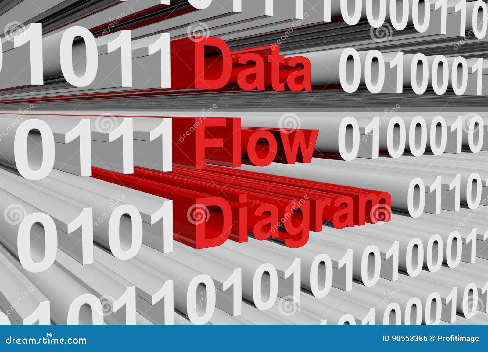 Data flow diagram stock illustration. Illustration of information