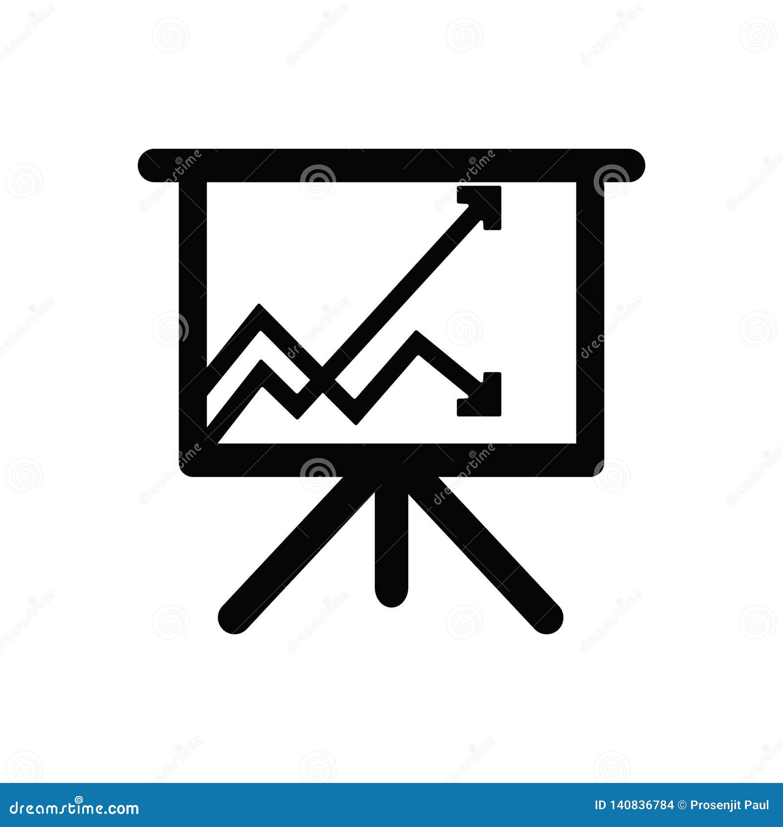 data , graph , chart , growth rate, business analysis black icon