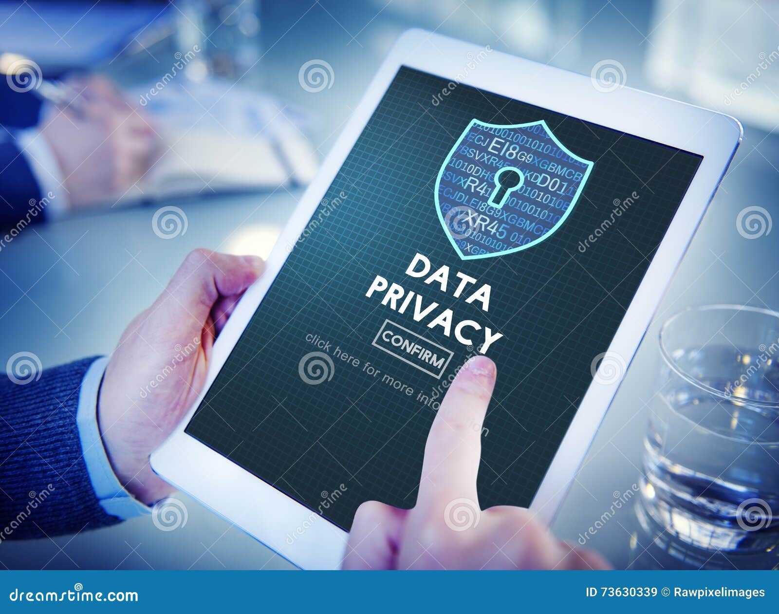 data privacy online security protection concept