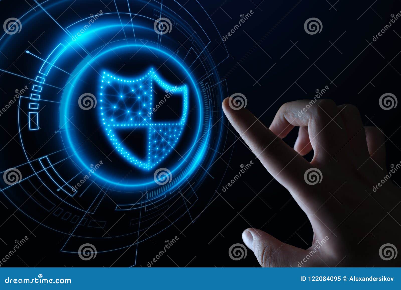 data protection cyber security privacy business internet technology concept