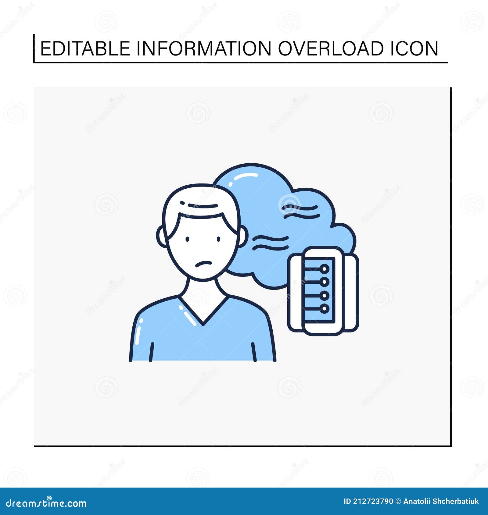 Data Smog Line Icon Stock Vector Illustration Of Technology Data Smog Line Icon Stock Vector Illustration Of Technology