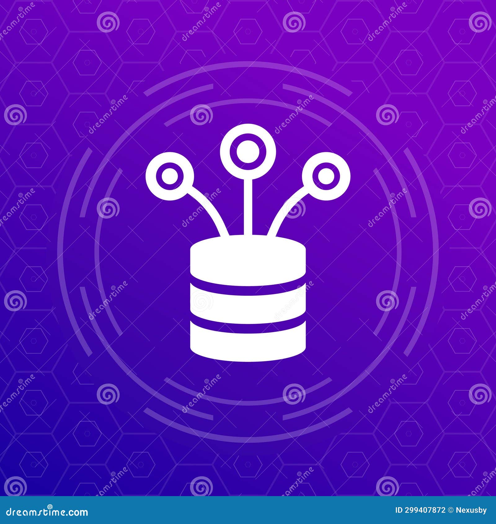 Data sources icon for web stock illustration illustration of