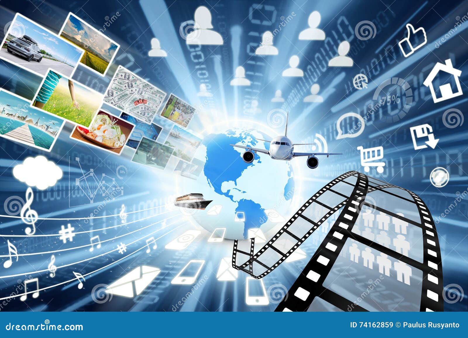 Internet Multimedia Sharing Stock Photos - Download 2,560 Royalty Free