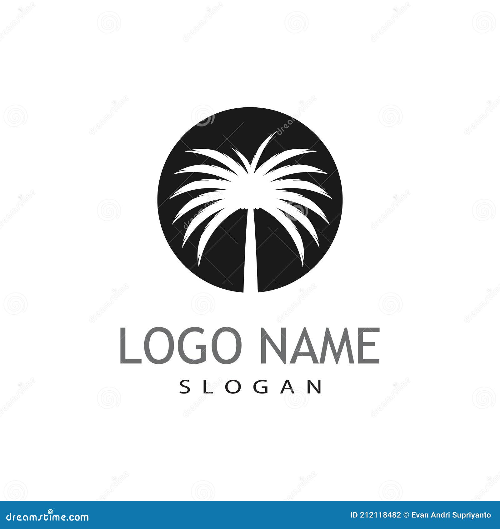 Dates Tree Logo Template Vector Symbol Design Stock Vector ...