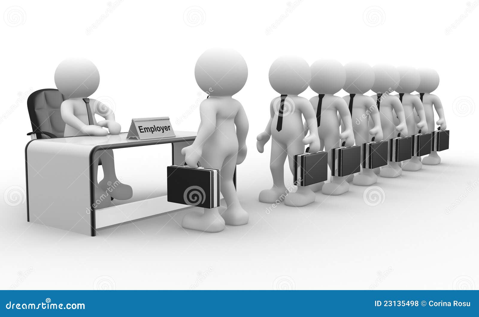 Datore di lavoro illustrazione di stock.