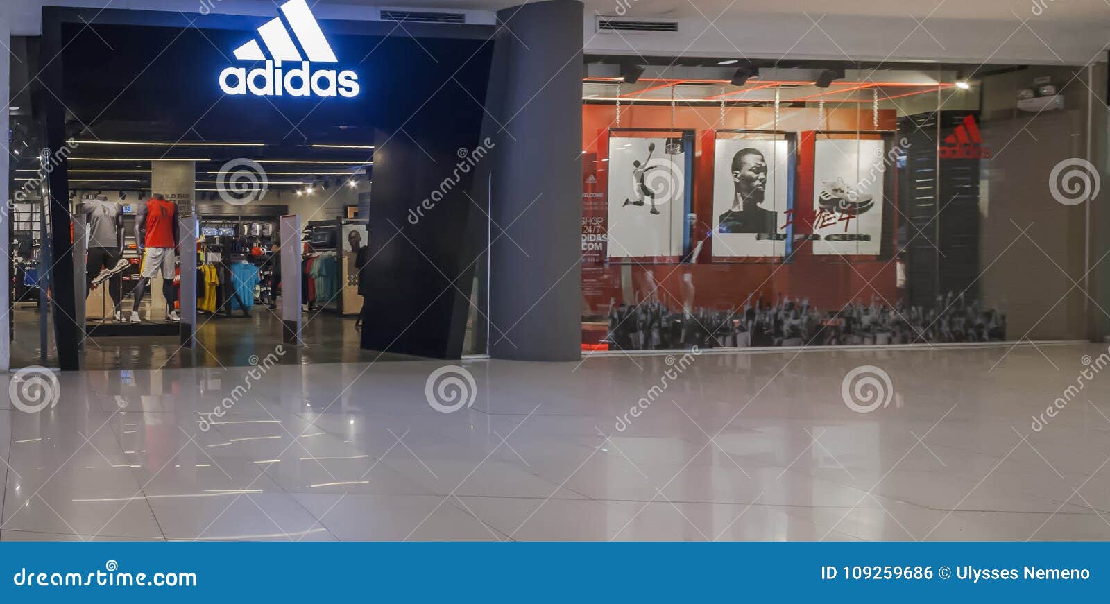 adidas in the mall