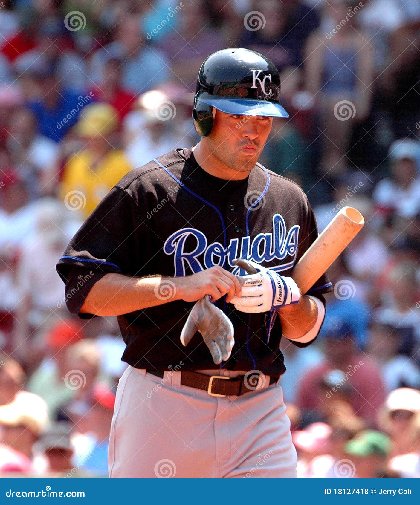 David DeJesus KC Royals editorial stock photo. Image of helmet 18127418