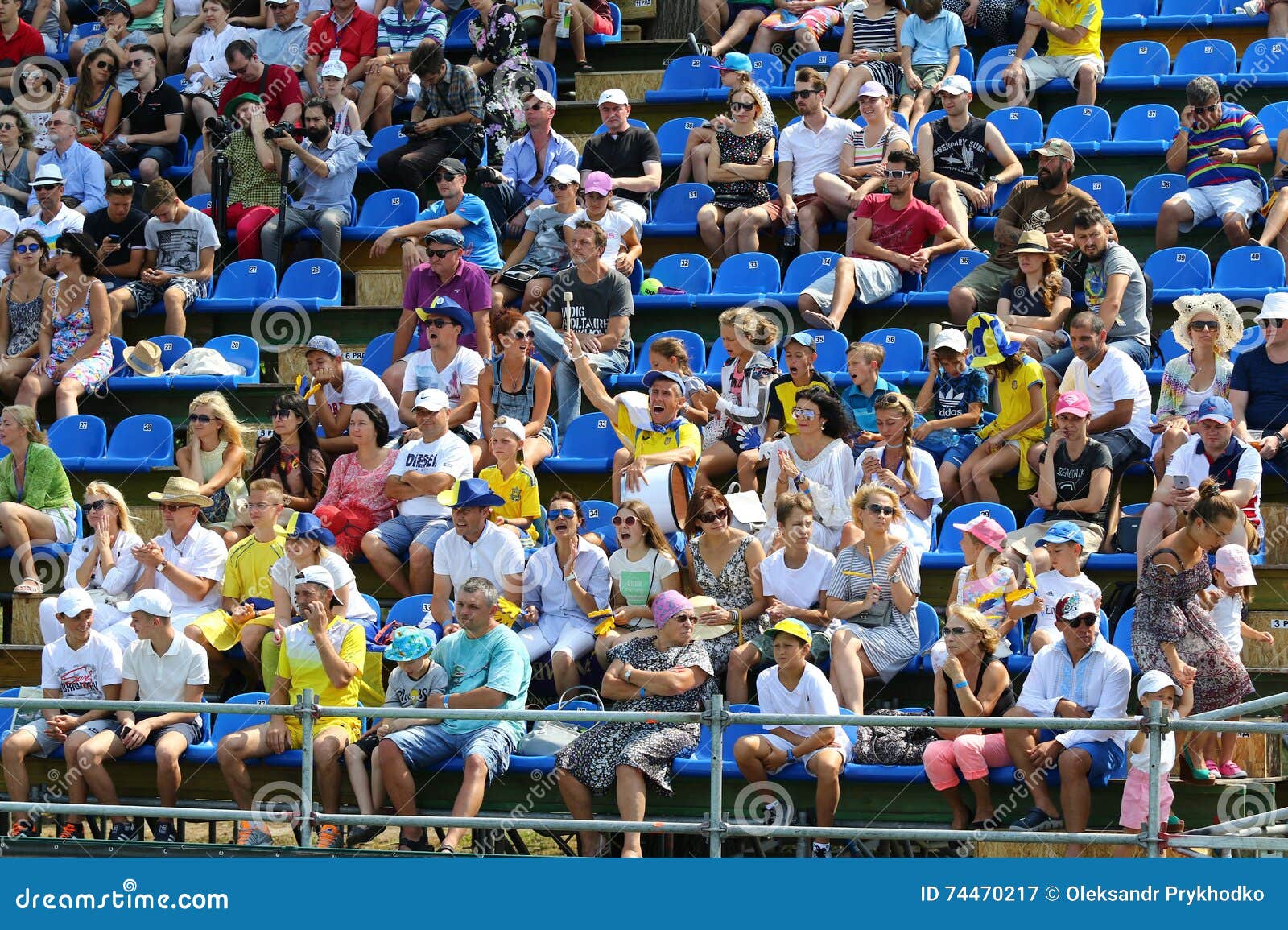 Davis Cup Tennis Game Ukraine V Austria Editorial Photography