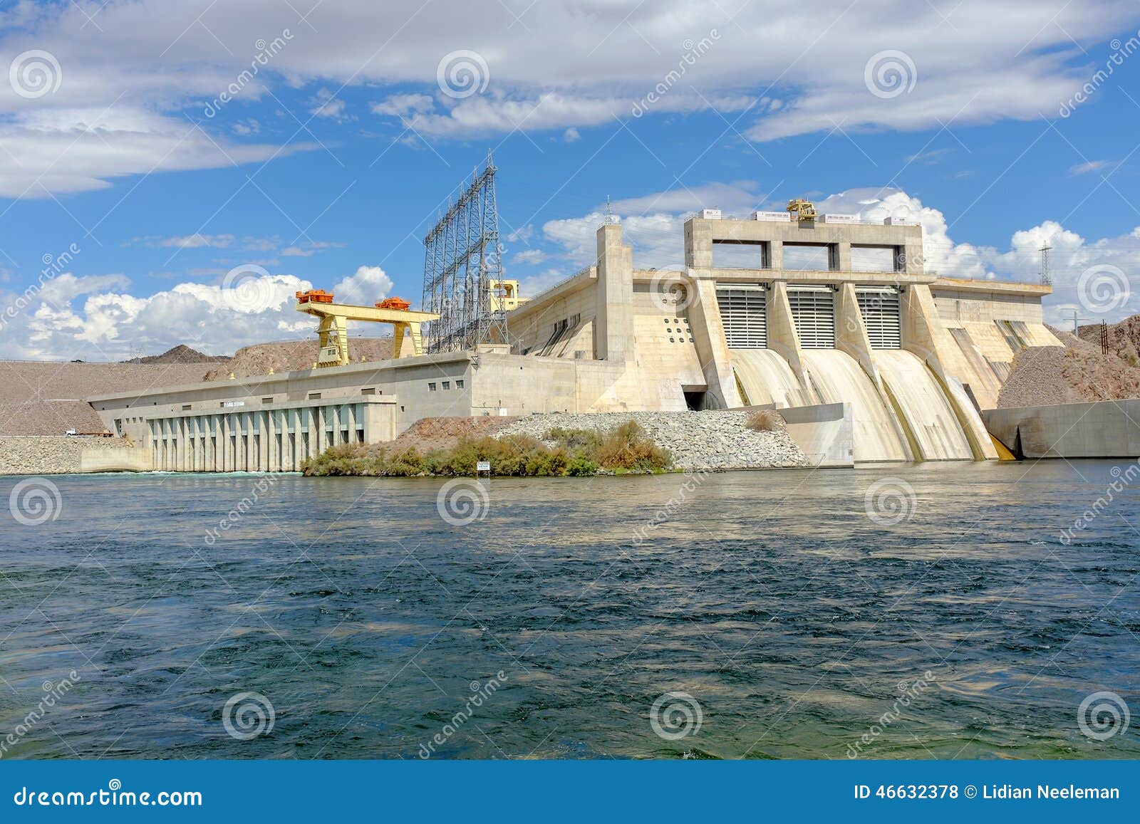 Davis Dam Laughlin Nevada Stock Photo Image of nevada, laughlin