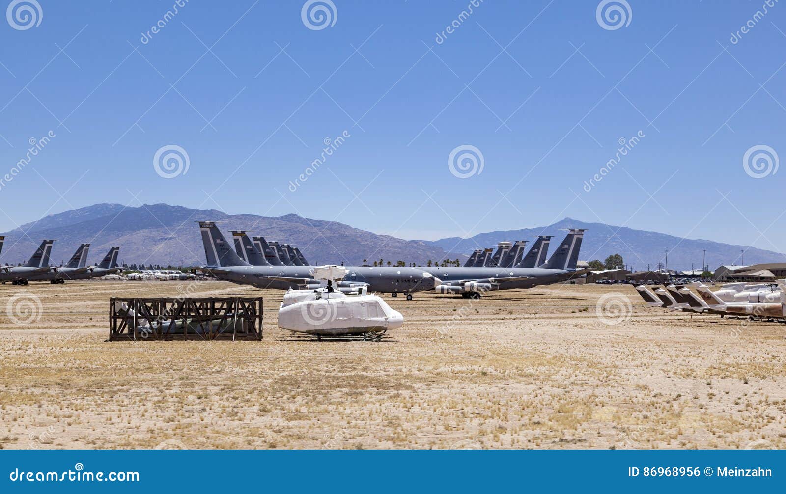 Davis Monthan Air Force Base Amarg Boneyard In Tucson Arizona