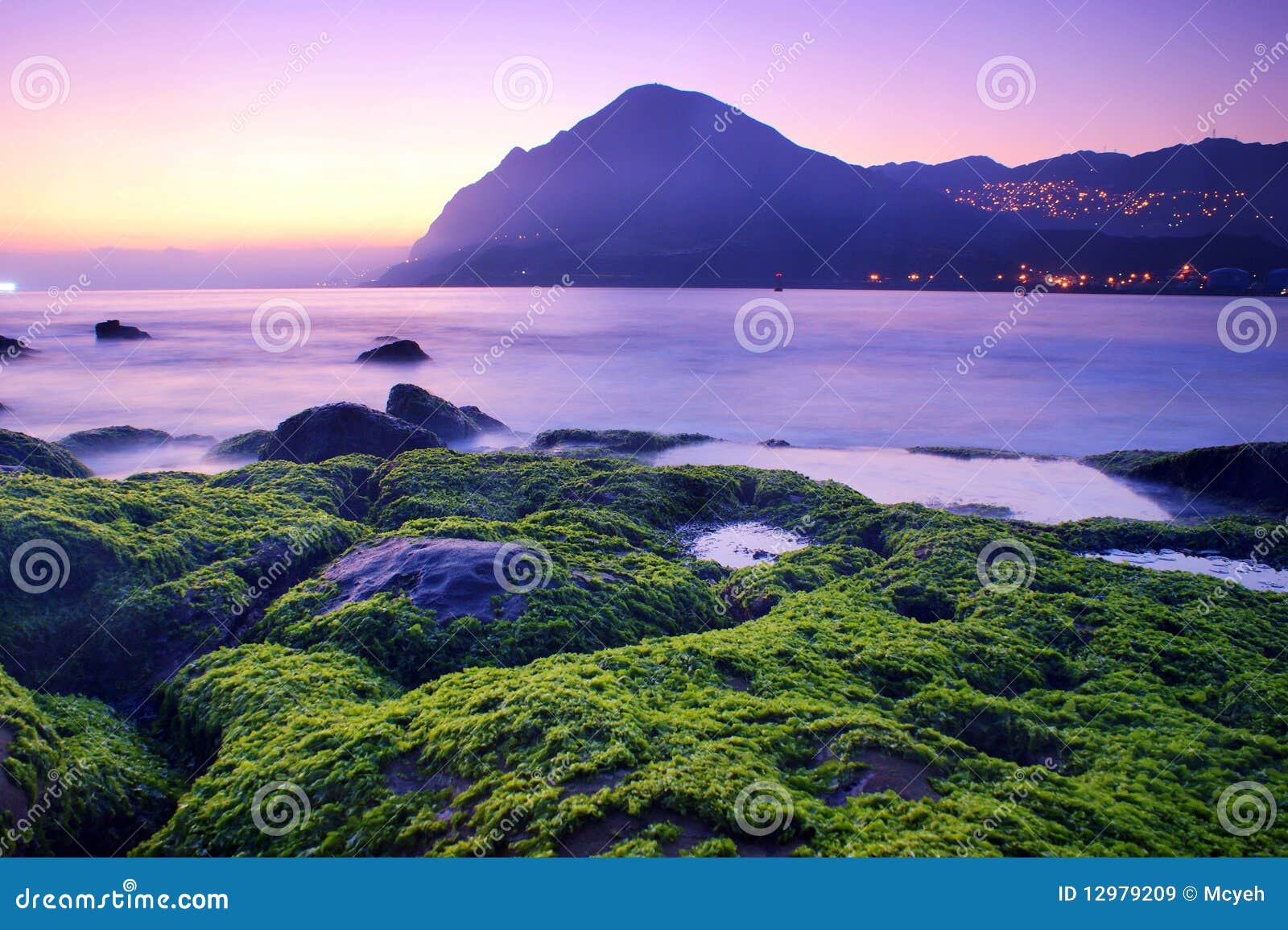 Fishing Port With Spectacular Blue Ocean With Foam. Port Of La Libertad