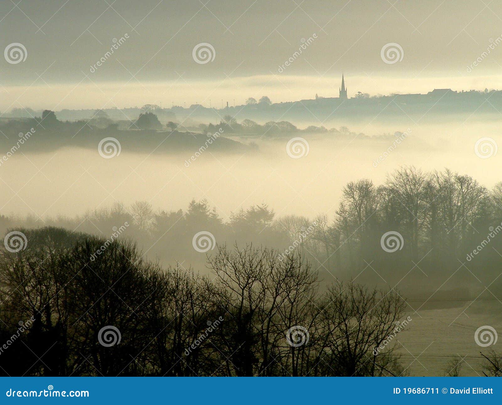 dawn mist over torrington