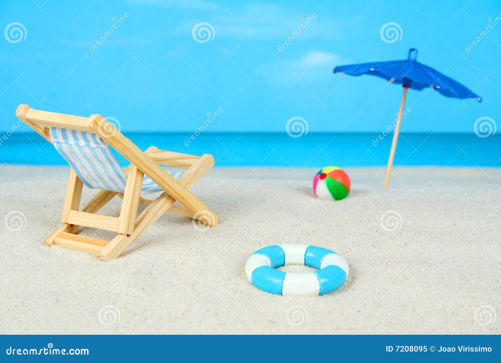 Day At The Beach Diorama Stock Image Image Of Miniature 7208095