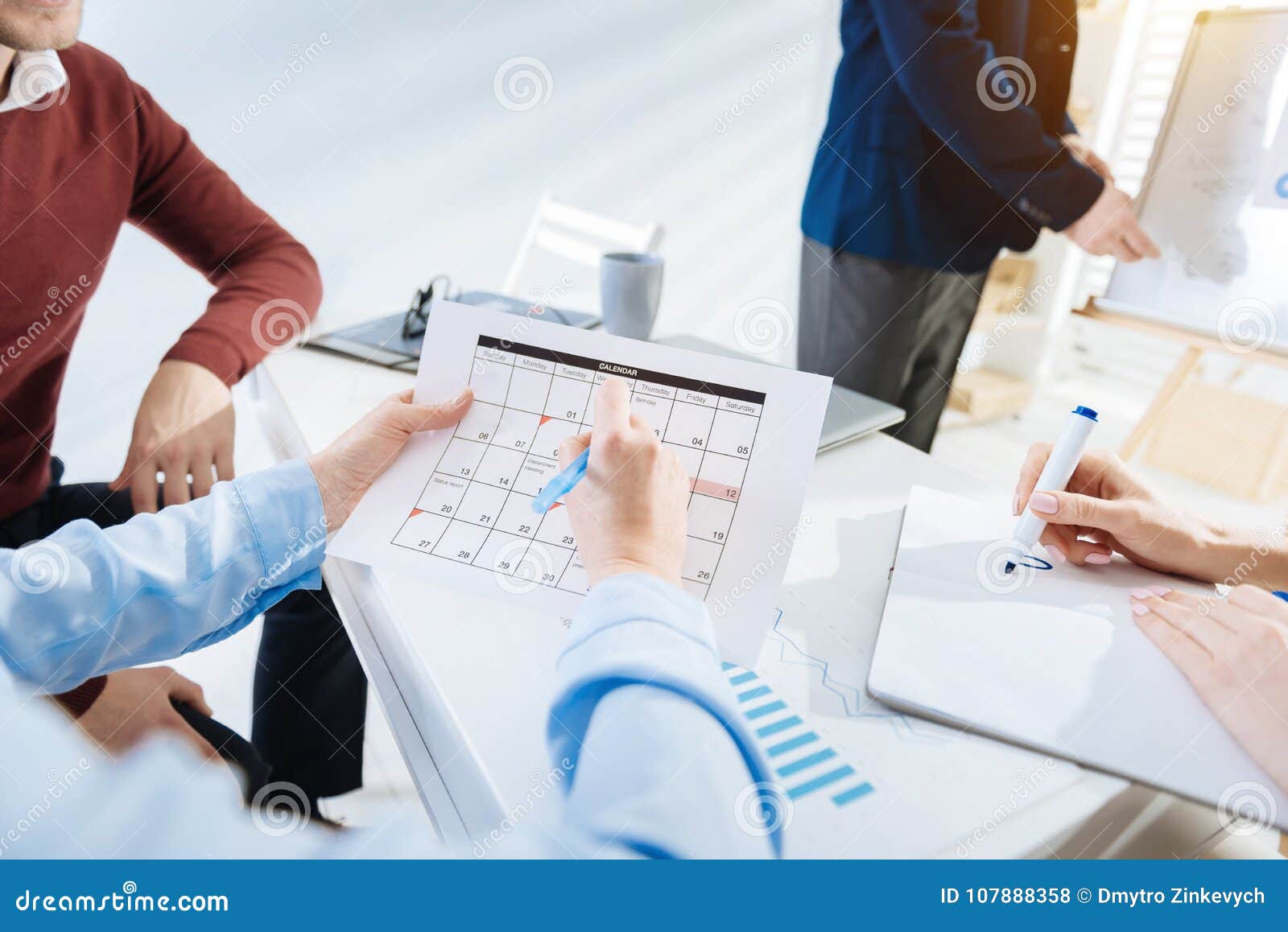 Close Up of Male Hands Carrying Calendar Stock Photo Image of closeup