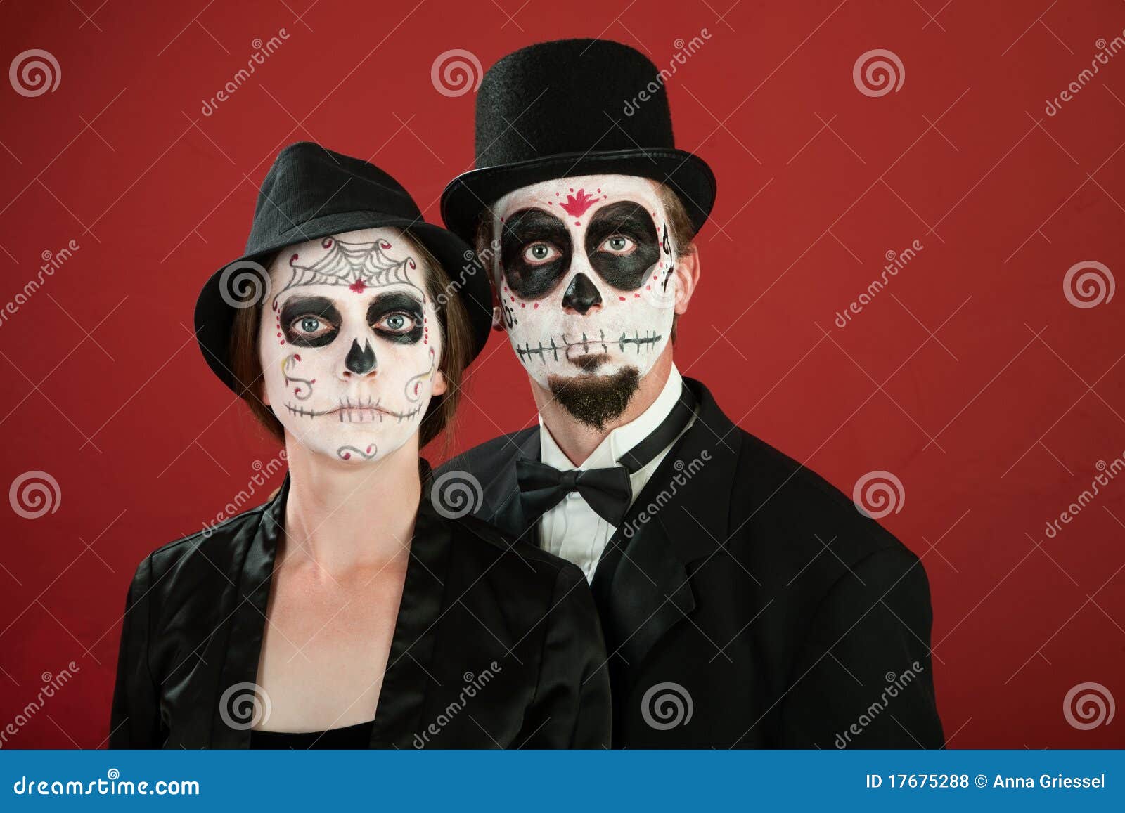 Day Of The Dead Couple Royalty Free Stock Photos - Image: 17675288