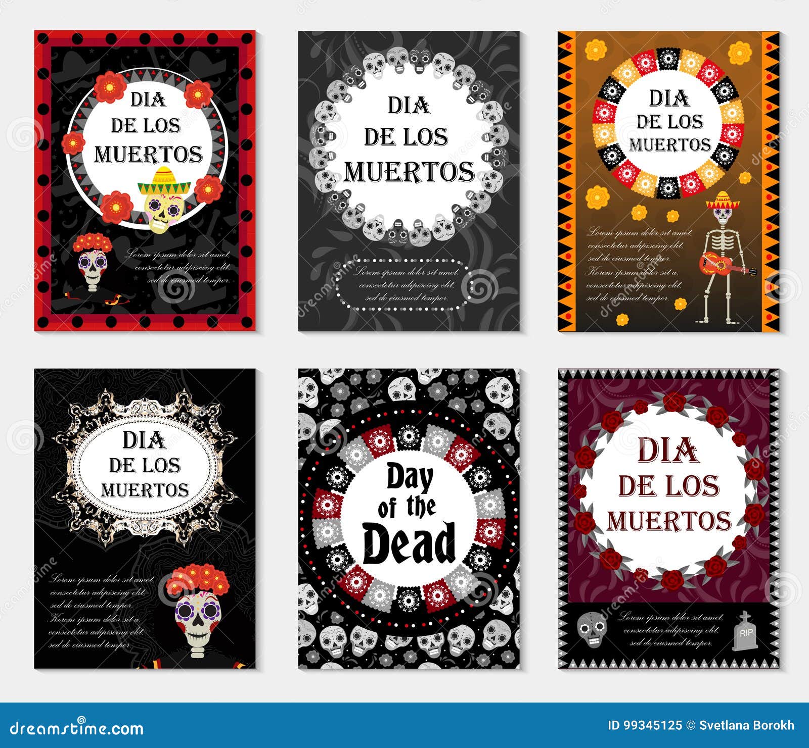 Day Of The Dead Skull Invite Template Postermywall