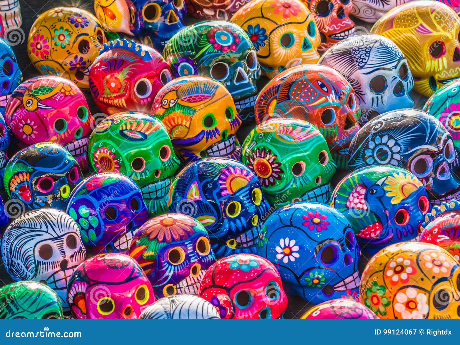 day of the dead skulls