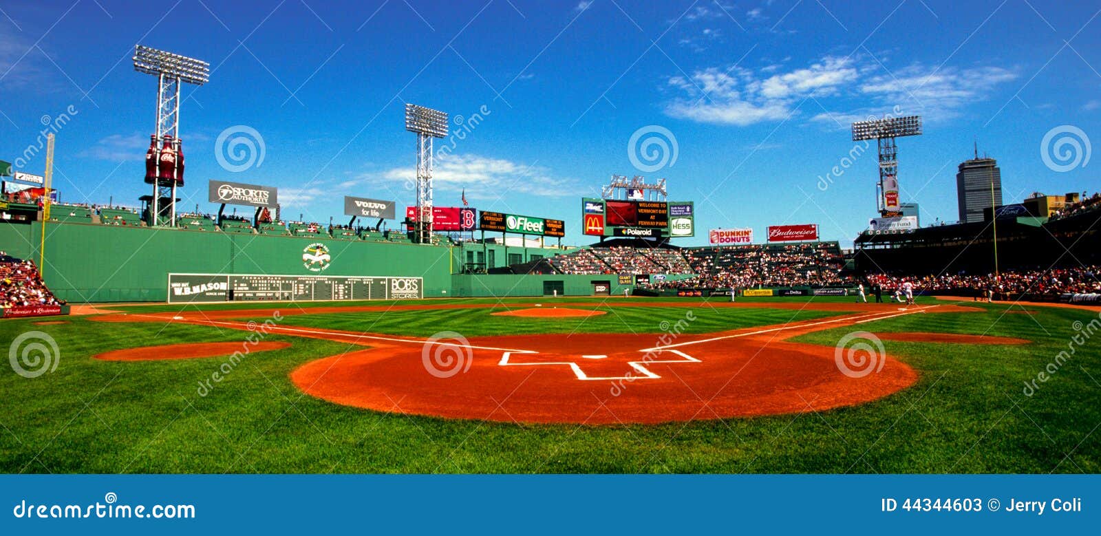 Day Game at Fenway Park, Boston, MA. Editorial Stock Photo Image of field, boston 44344603