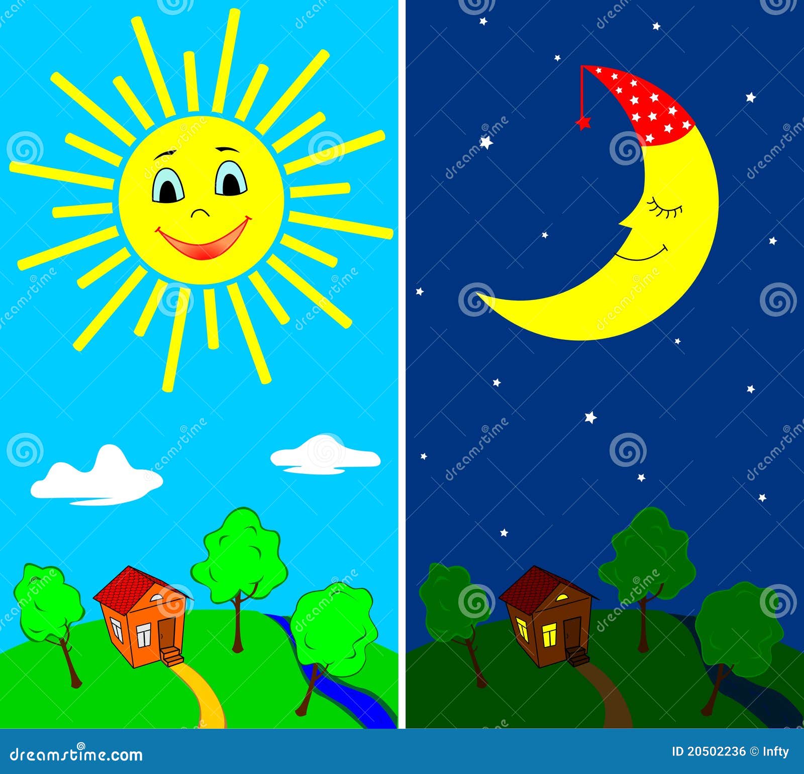 clipart of night time - photo #34