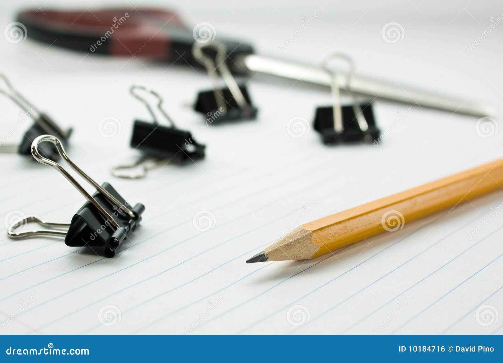 A Day at the Office Supplies Stock Photo Image of productivity, paperwork 10184716