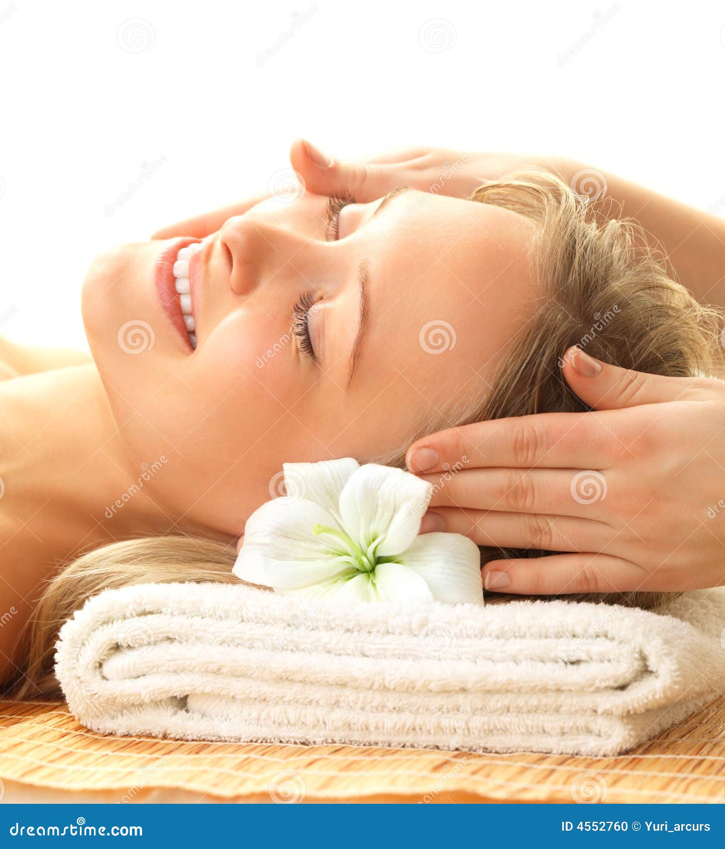 Day Spa Massaging and Relaxation Stock Photo Image of facial, massage
