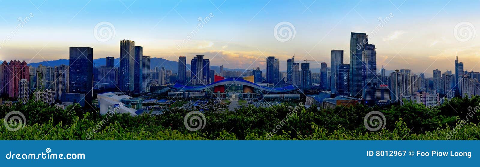 day view of shenzhen civil center