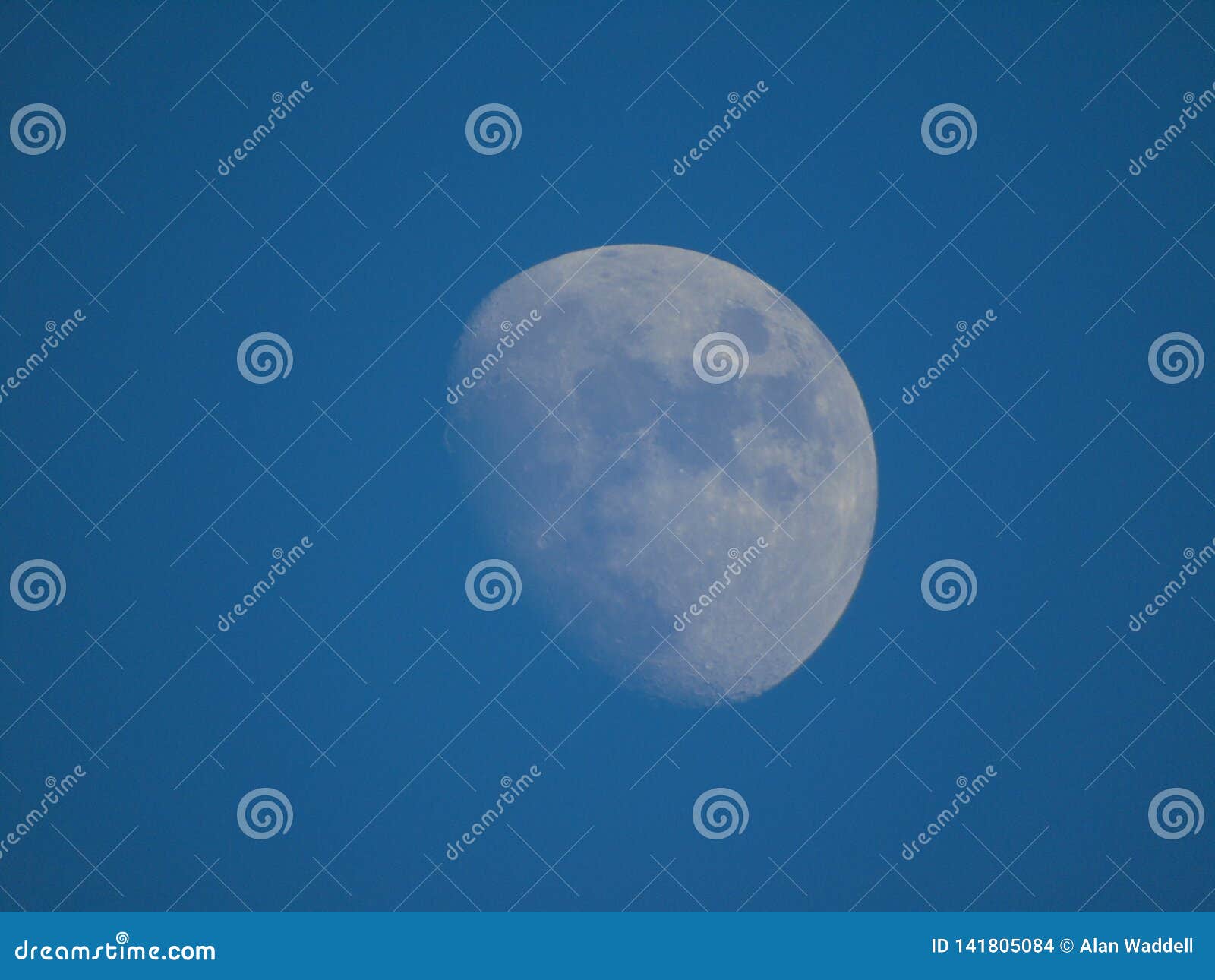 Daylight Moon Over St Andrews Fife Scotland Stock Photo - Image of ...