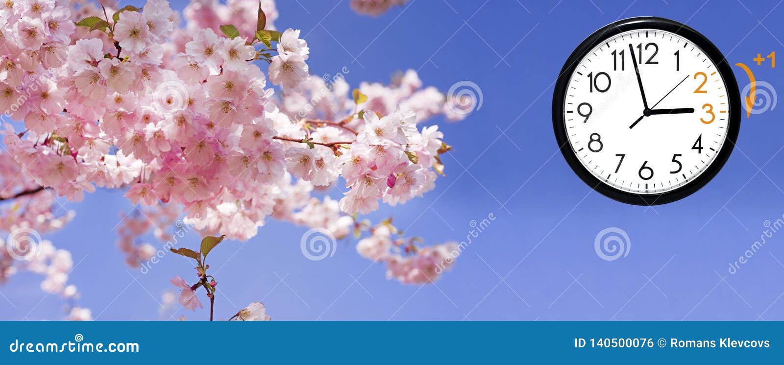 Daylight Saving Time. DST. Wall Clock Going To Winter Time Stock Photo