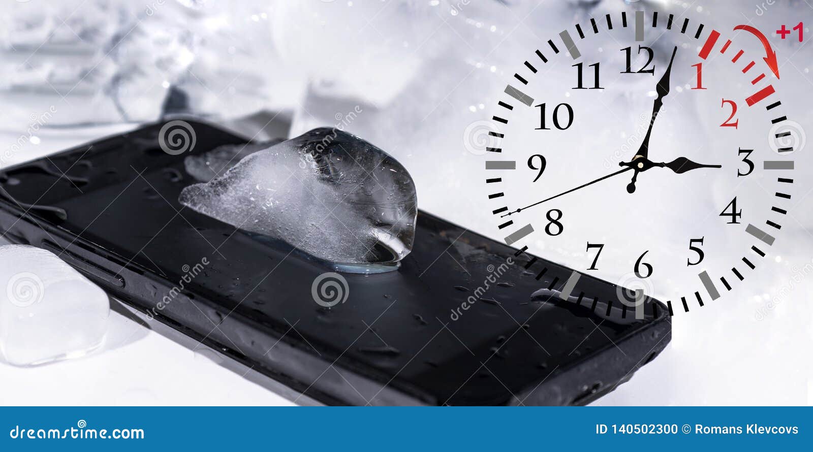 Daylight Saving Time. DST. Wall Clock Going To Winter Time Stock Photo