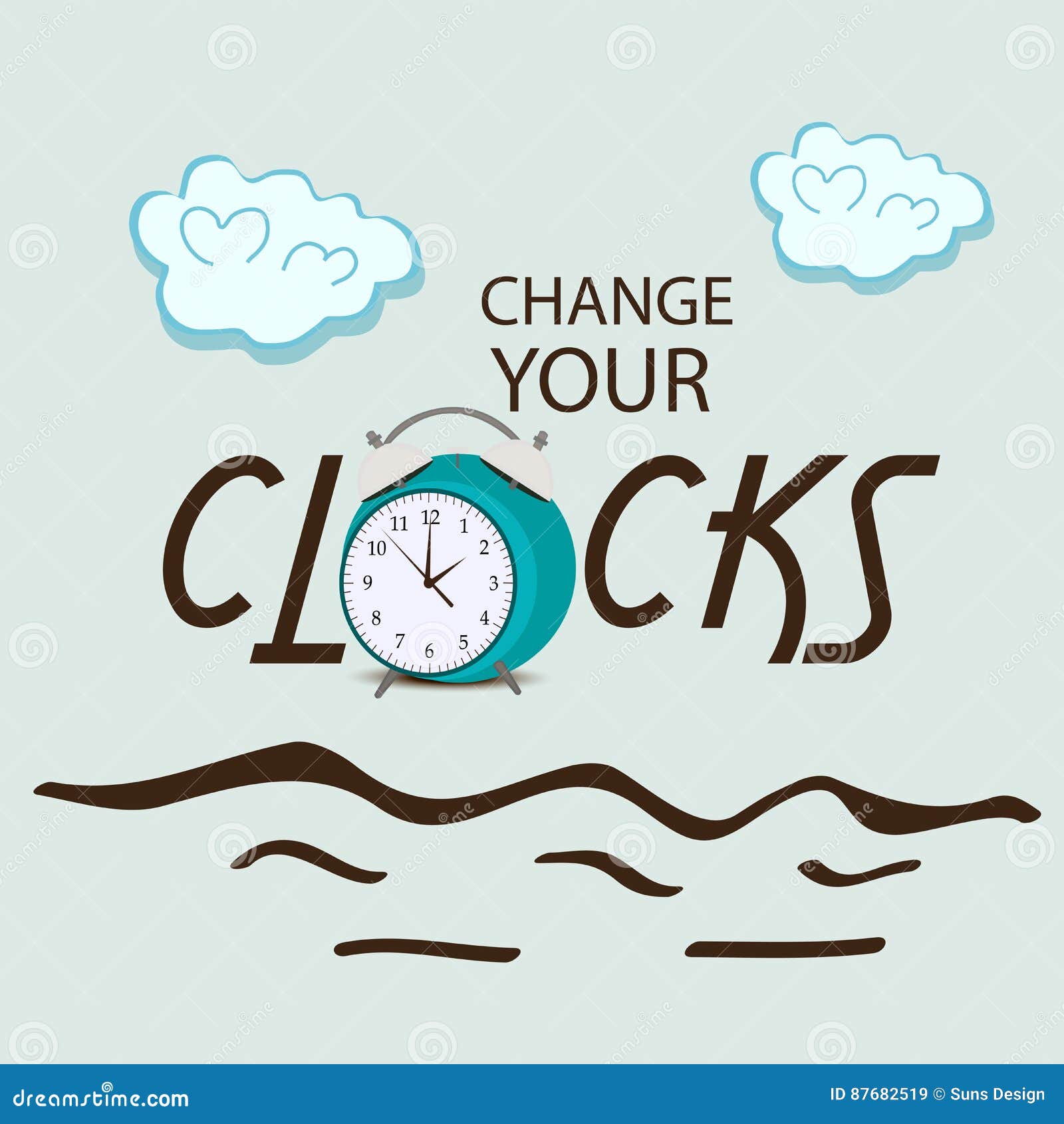 Daylight Saving Time stock illustration. Illustration of switch 87682519