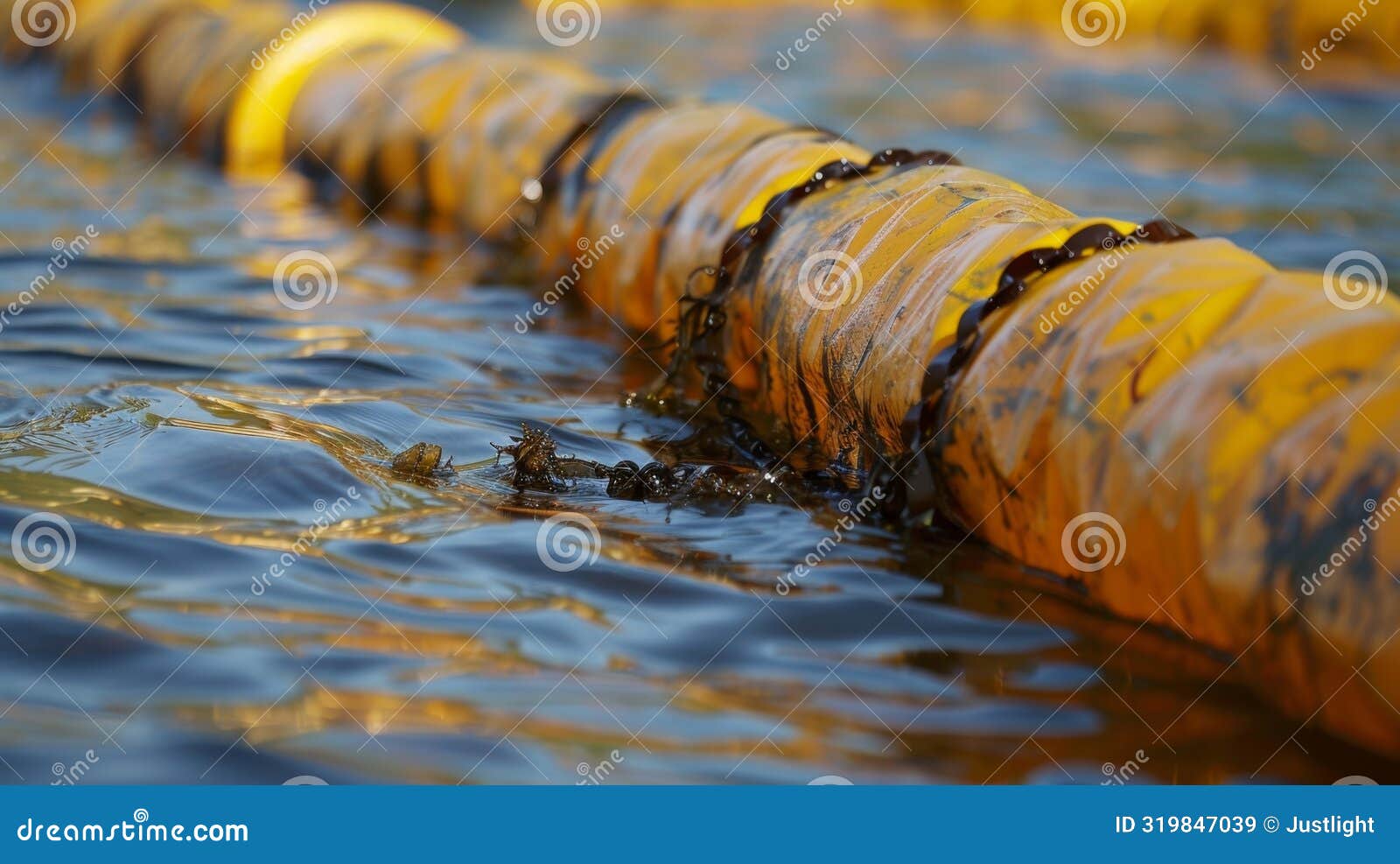 days after the initial spill booms are still being deployed as a precaution against smaller undetected leaks from the