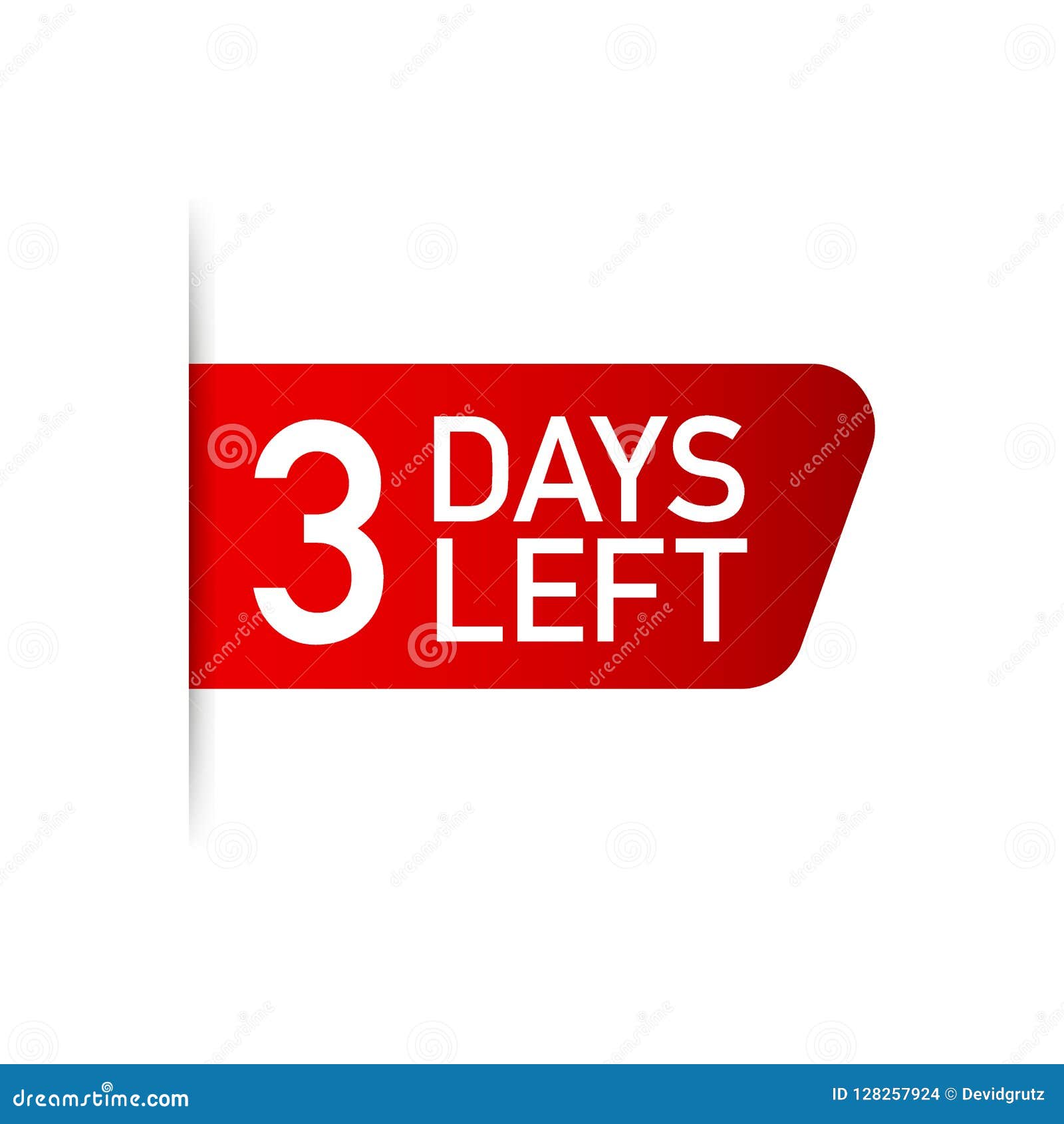 picture 3 Days Left To Order Images https www dreamstime com days left red label white background vector stock illustration days left red label white background vector illustration image128257924