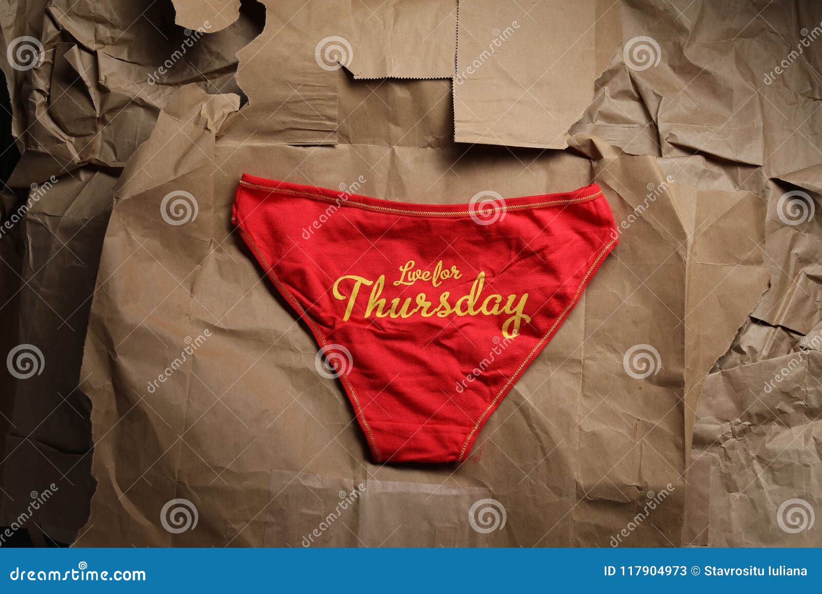 Love for Thursday Red Panties Stock Image - Image of print, light: 117904973