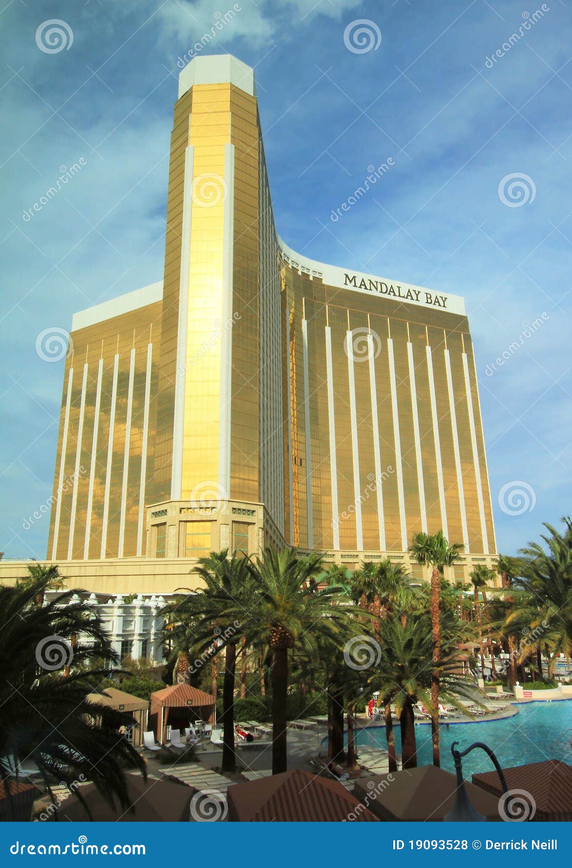 A Daytime Shot of the Mandalay Bay Editorial Stock Photo Image of
