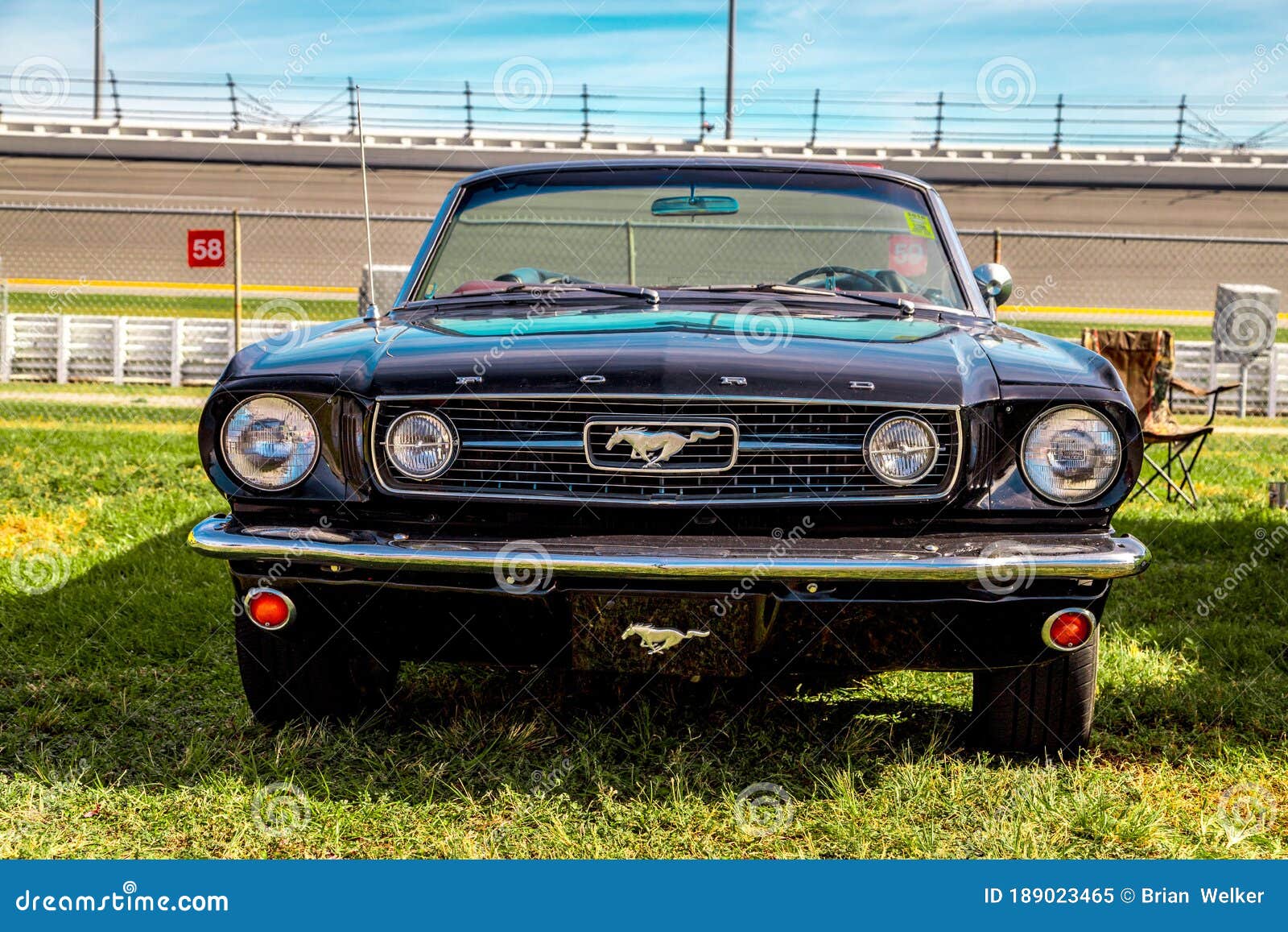 Daytona, Florida / United States - November 24, 2018: 1968 Ford Mustang ...