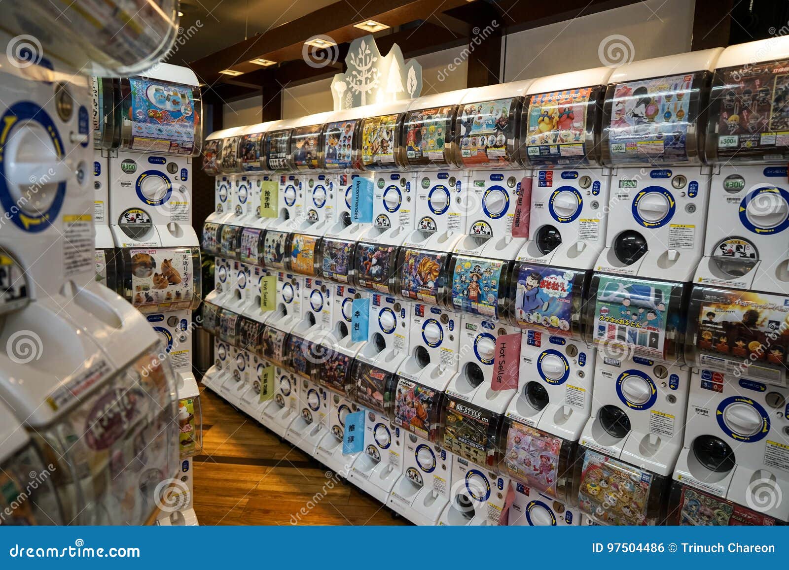 Dazaifu, Japan - May 14, 2017 : Rows of Gashapon Machines, Popular Vending  Machine Dispensed Capsule Toys Showing Manga Character Editorial Photo -  Image of item, collector: 97504486