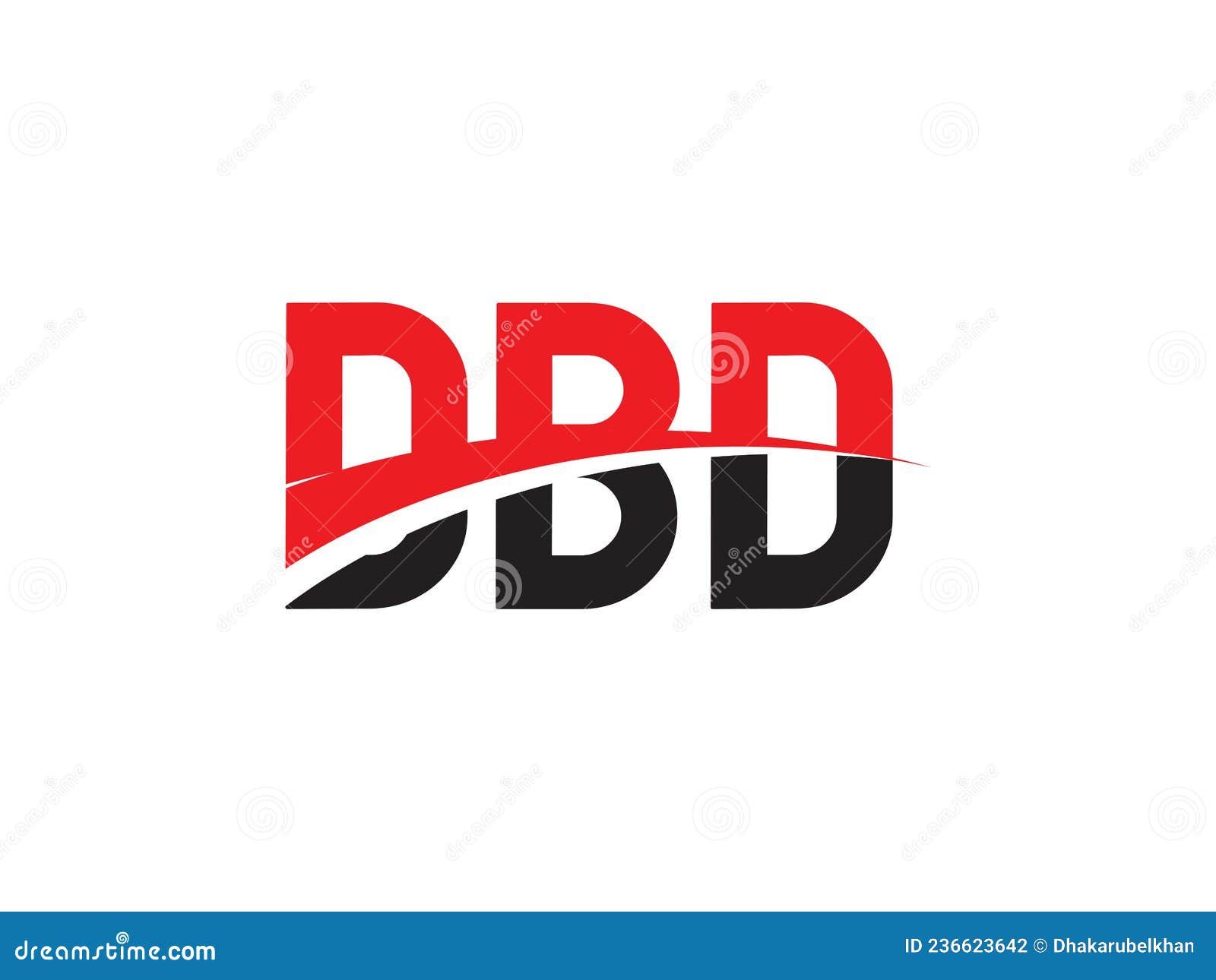 dbd letter initial logo   