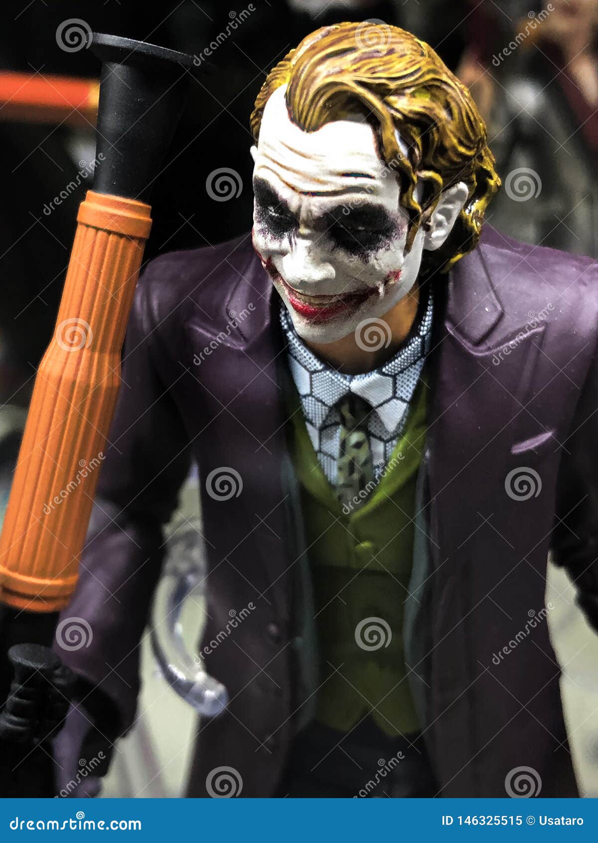 DC Comics BATMAN the Dark Knight Joker Figure Editorial Image - Image of  film, character: 146325515