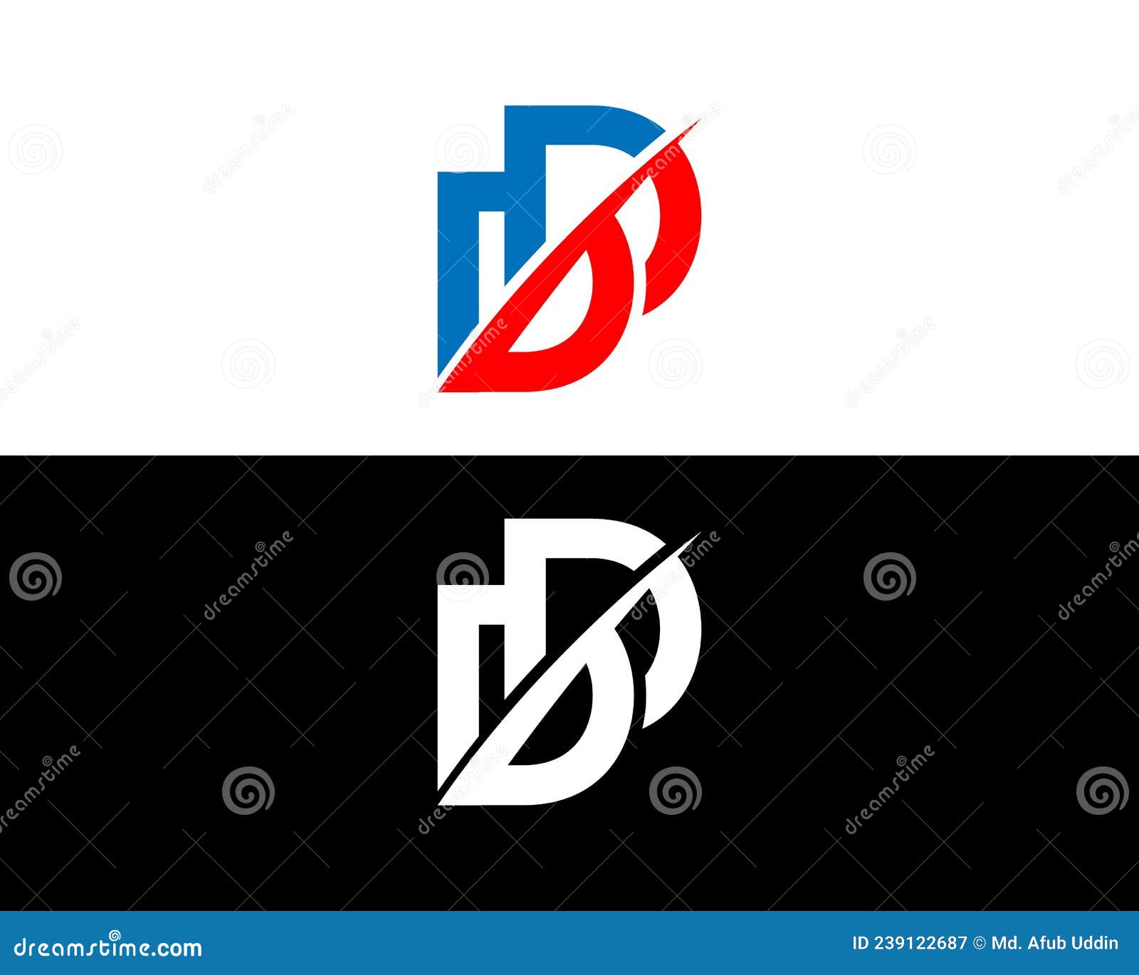 DD Letter Logo Design Icon stock vector. Illustration of management