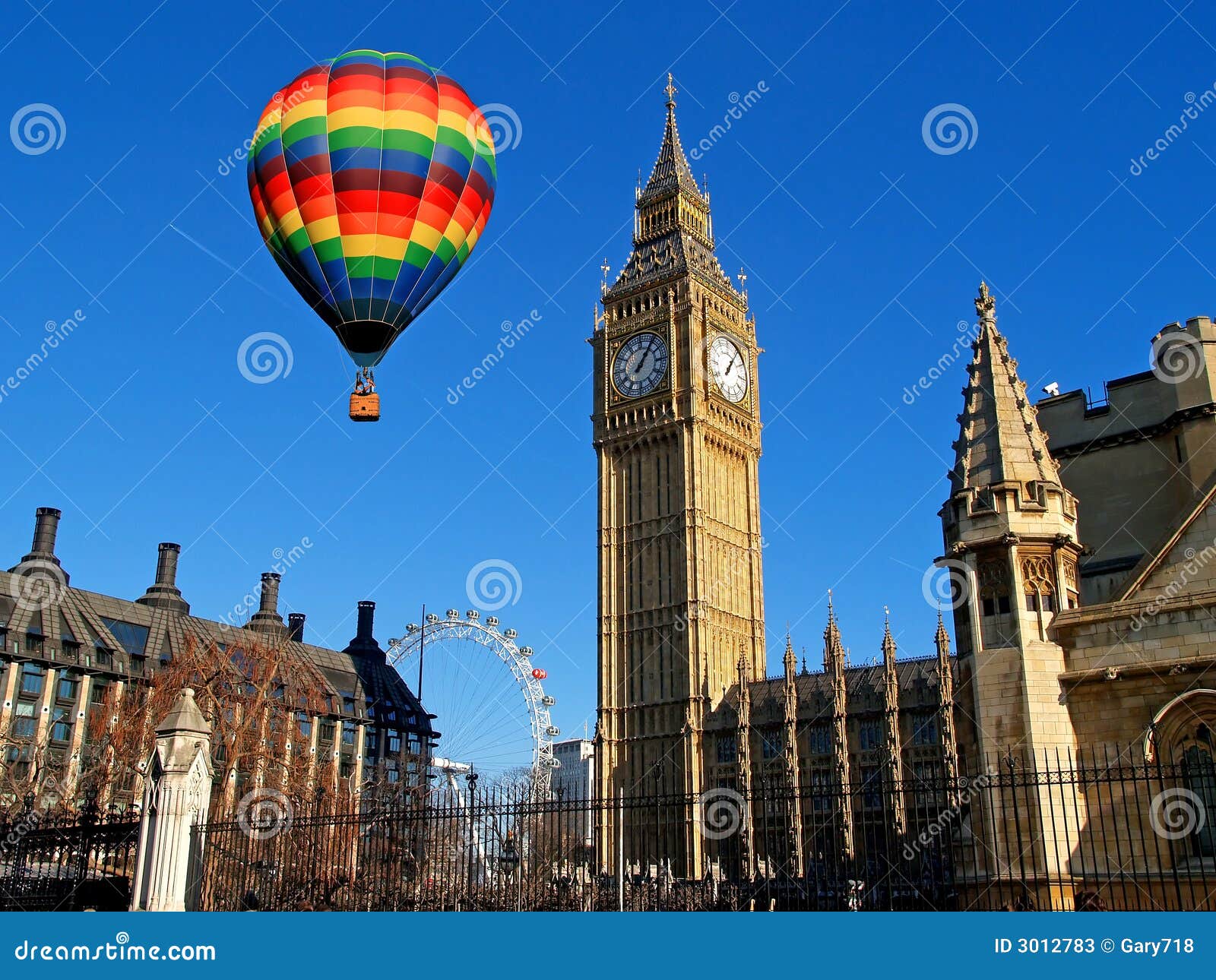 De Big Ben in Londen het UK