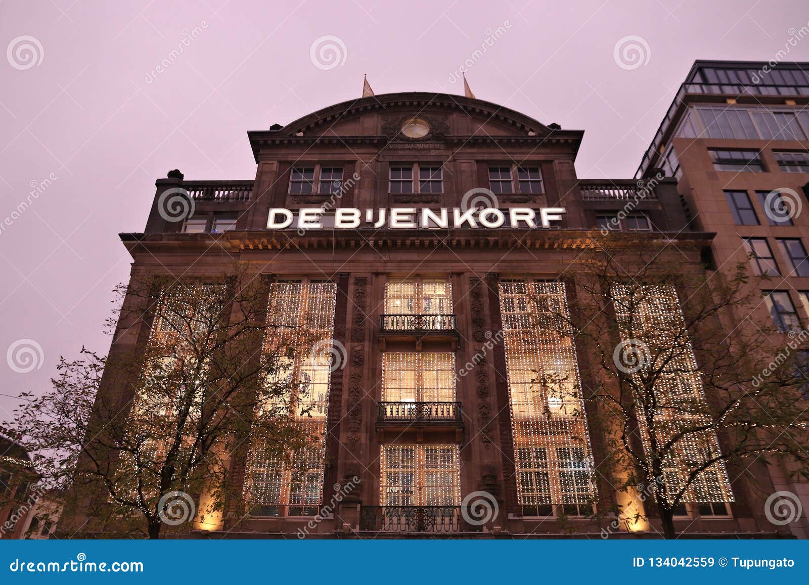 De Bijenkorf is the most luxurious department store in Amsterdam