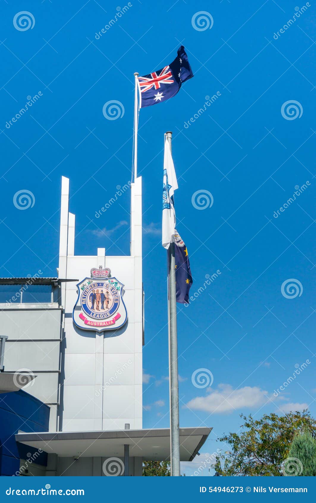 De Club Van Glen Waverley RSL Redactionele Stock Foto Image of vlag