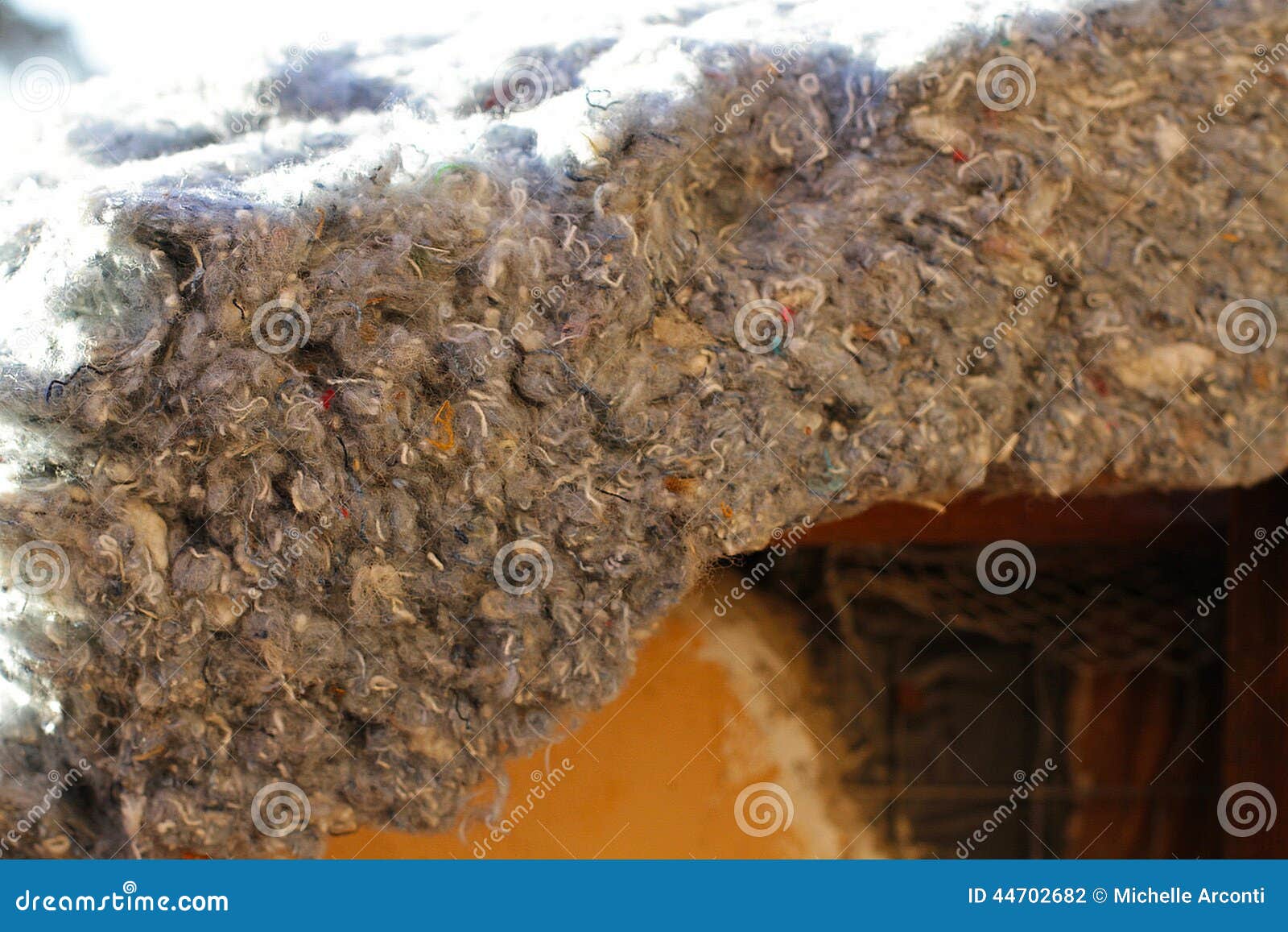 De Groene Bouw Blauw Jean Insulation Stock Foto - Image of thermisch ...