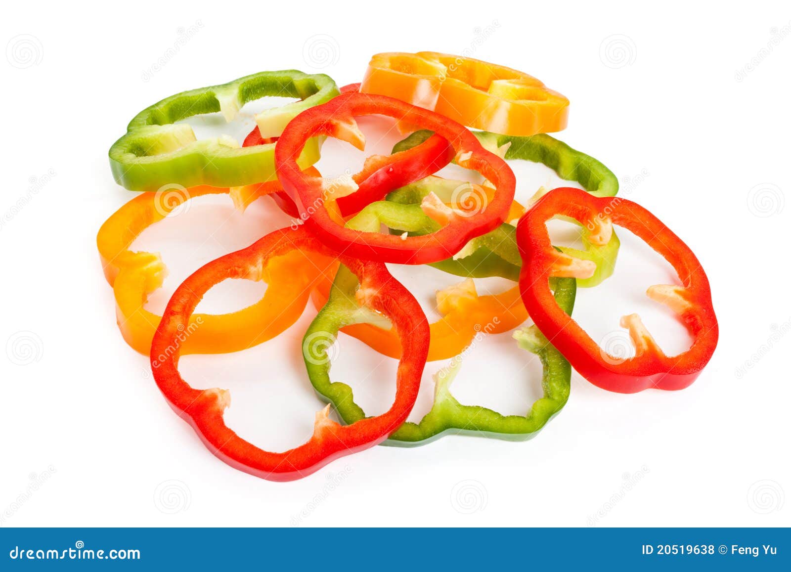 De Groene Paprika Van De Plak Stock Foto Image of sinaasappel, gezond