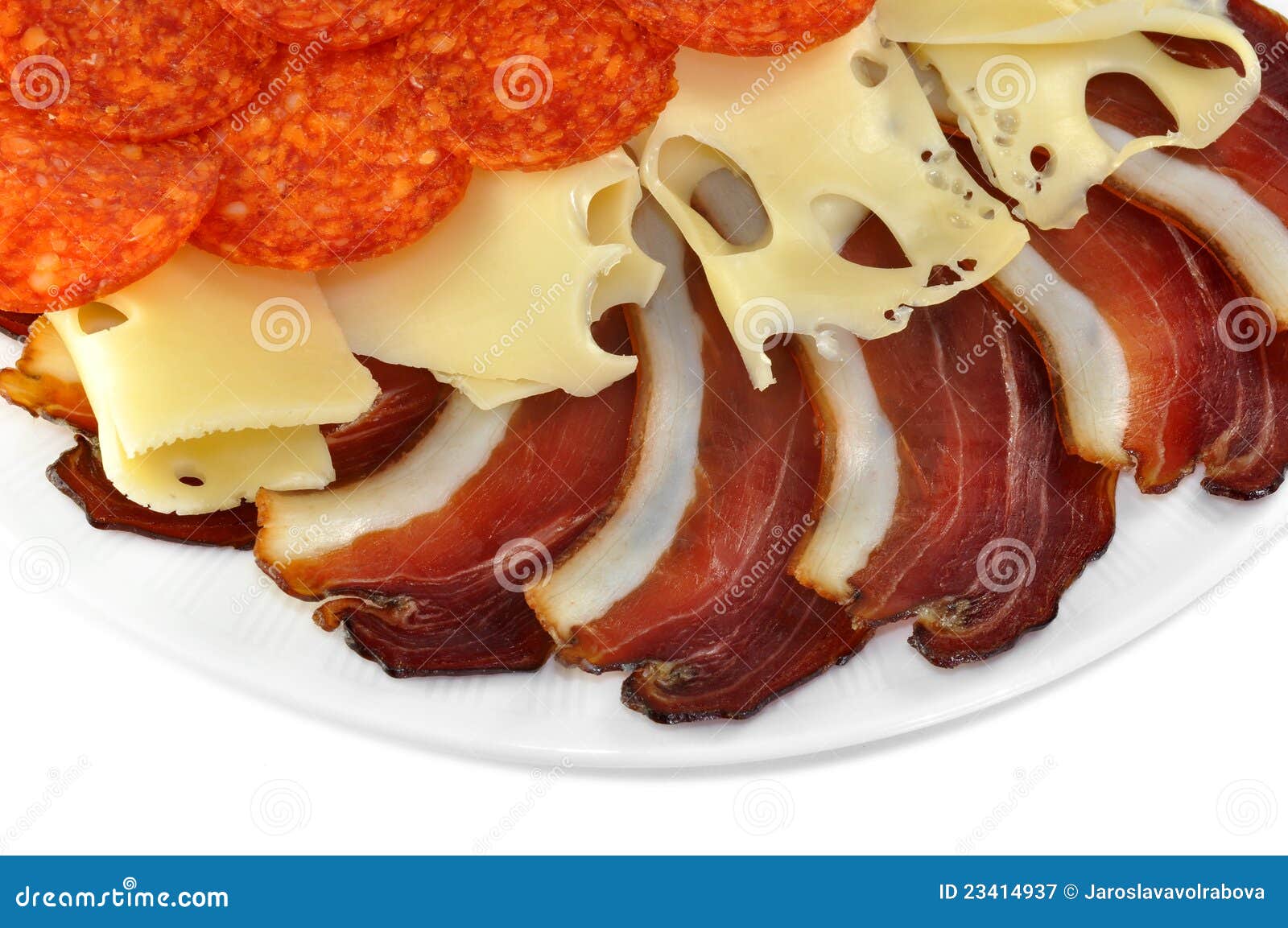 De Ham Van Prosciutto Met Kaas Stock Afbeelding Image of restaurant