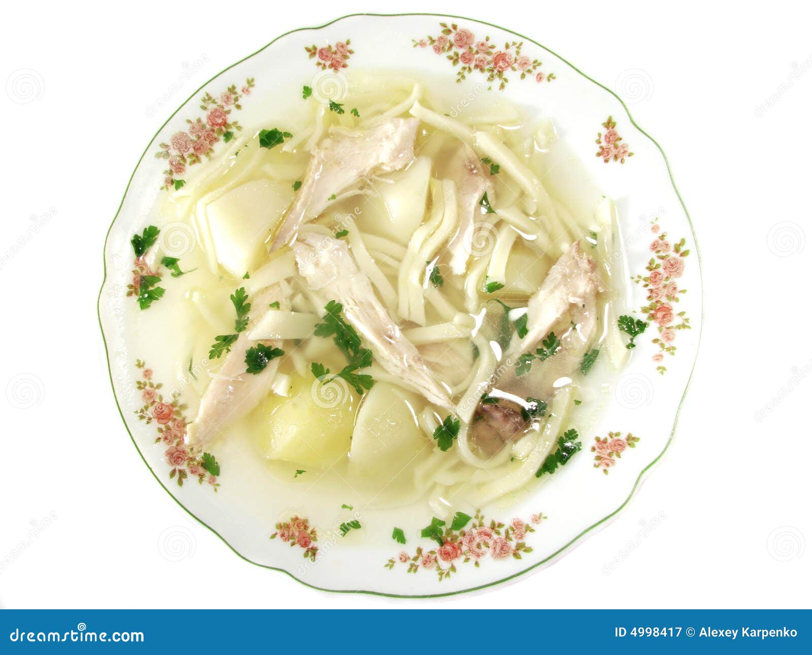 De Hete Soep Van De Kippenbouillon Stock Afbeelding Image of heet